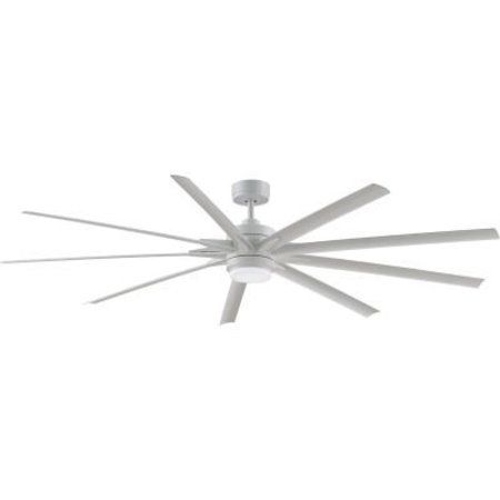 FANIMATION Odyn - 84 inch - Matte White with Matte White Blades and LED Light Kit FPD8159MWW